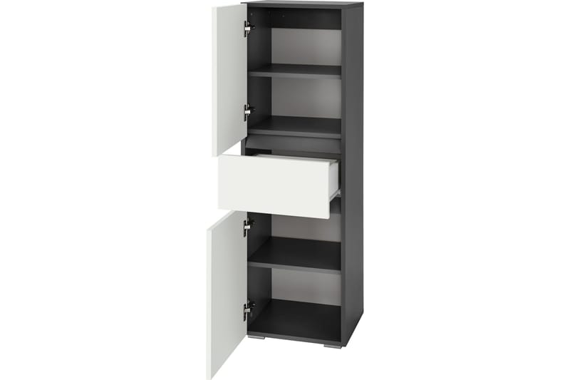 Garderob Gaddesden 38x35 cm Låg - Antracit/Natur - Förvaring - Garderober & garderobssystem