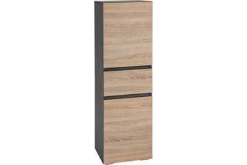 Garderob Gaddesden 38x35 cm Låg - Antracit/Vit - Förvaring - Garderober & garderobssystem