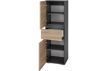 Garderob Gaddesden 38x35 cm Låg - Antracit/Vit - Förvaring - Garderober & garderobssystem