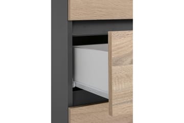 Garderob Gaddesden 38x35 cm Låg - Antracit/Vit - Förvaring - Garderober & garderobssystem