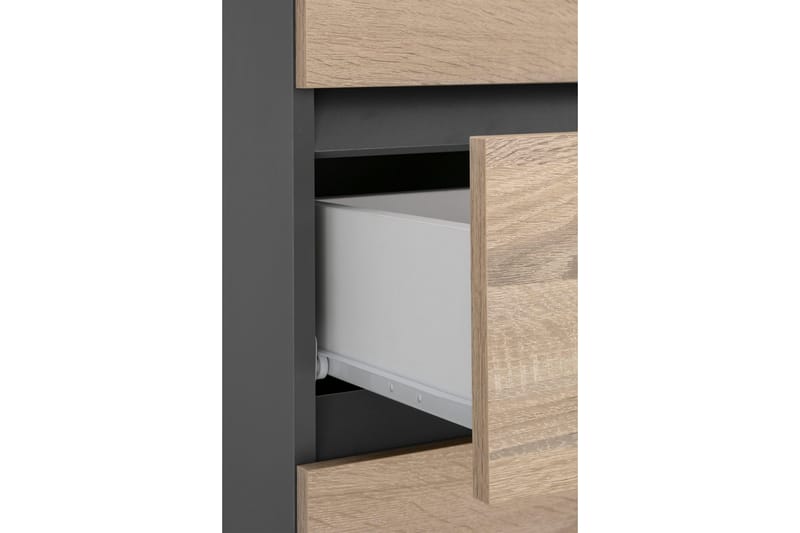 Garderob Gaddesden 38x35 cm Låg - Antracit/Vit - Förvaring - Garderober & garderobssystem