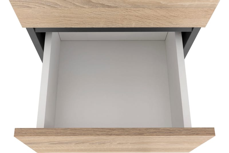 Garderob Gaddesden 38x35 cm Låg - Antracit/Vit - Förvaring - Garderober & garderobssystem