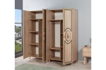 Garderob Gillberga 180 cm - Ek/Brun - Förvaring - Garderober & garderobssystem