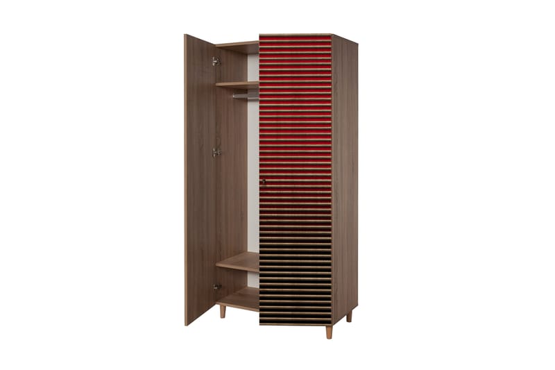 Garderob Gillberga 90 cm - Brun - Förvaring - Garderober & garderobssystem