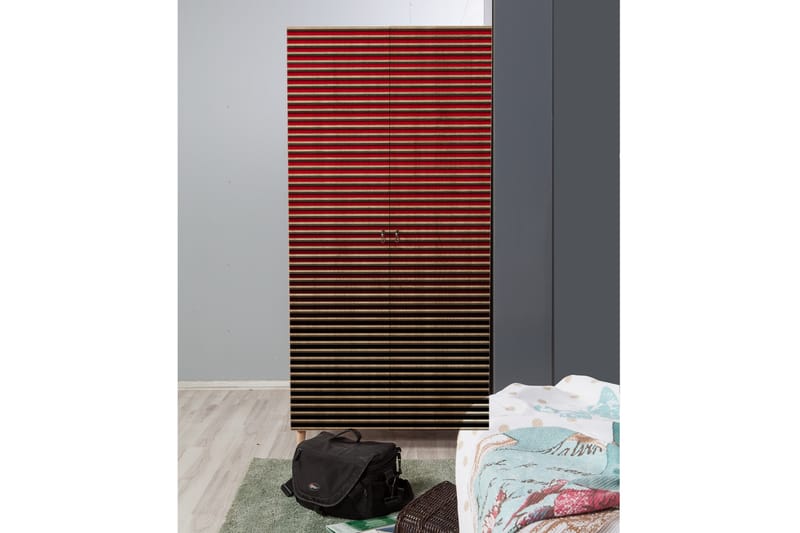 Garderob Gillberga 90 cm - Brun - Förvaring - Garderober & garderobssystem