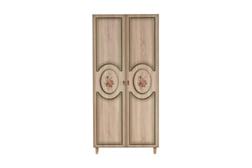 Garderob Gillberga 90 cm - Brun - Förvaring - Garderober & garderobssystem