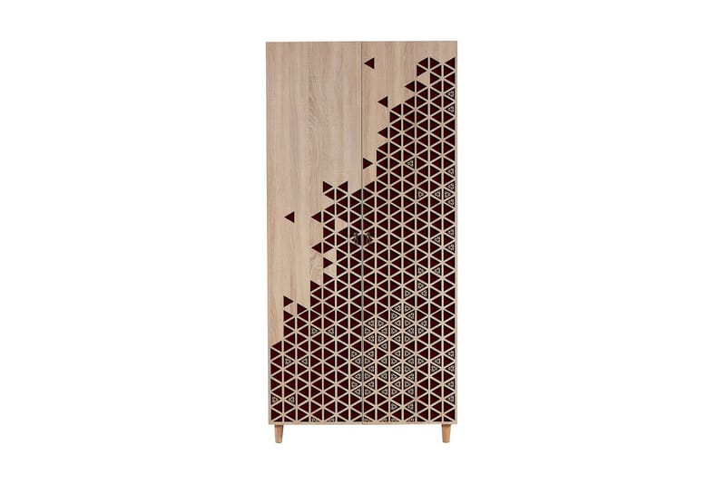 Garderob Gillberga 90 cm - Brun - Förvaring - Garderober & garderobssystem