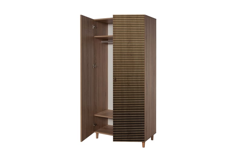 Garderob Gillberga 90 cm - Brun - Förvaring - Garderober & garderobssystem