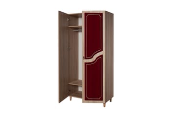 Garderob Gillberga 90 cm - Brun - Förvaring - Garderober & garderobssystem