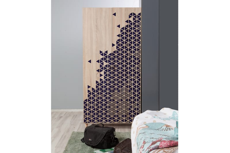 Garderob Gillberga 90 cm - Brun - Förvaring - Garderober & garderobssystem