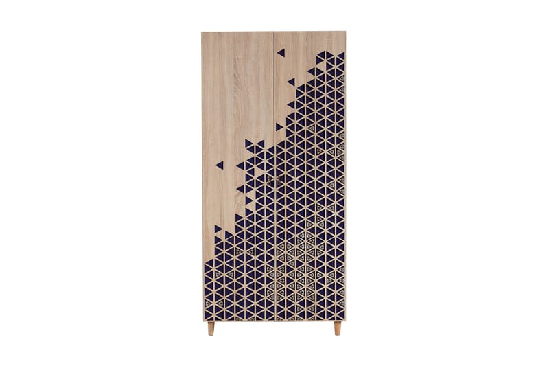 Garderob Gillberga 90 cm - Brun - Förvaring - Garderober & garderobssystem