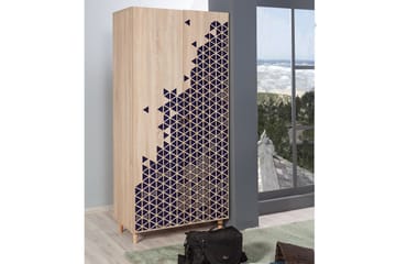 Garderob Gillberga 90 cm - Brun - Förvaring - Garderober & garderobssystem