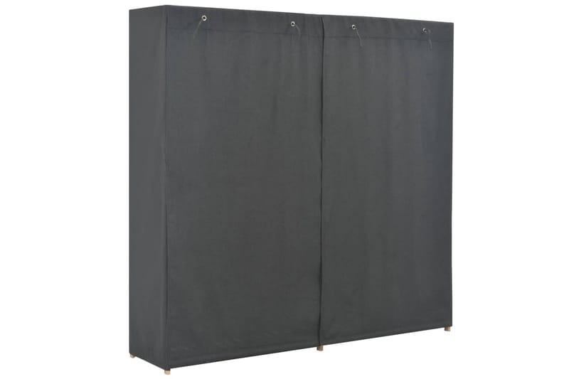 Garderob grå 173x40x170 cm tyg - Grå - Garderober & garderobssystem - Garderobsskåp