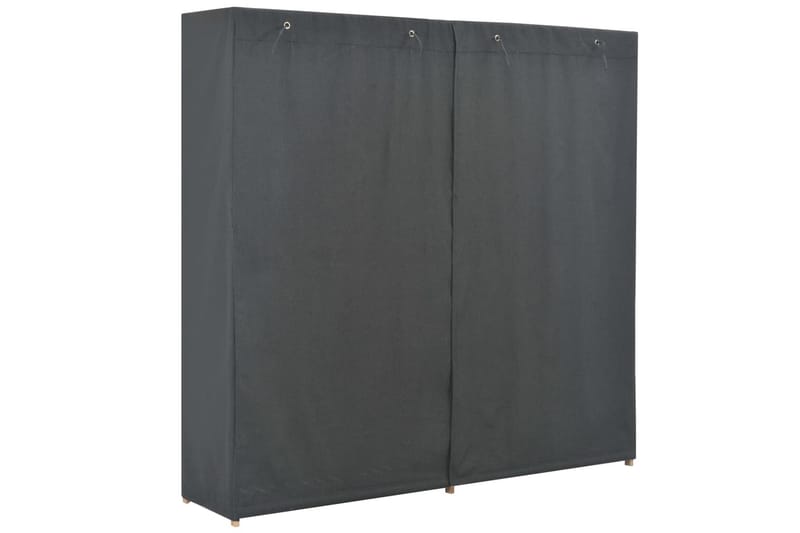 Garderob grå 200x40x170 cm tyg - Grå - Garderober & garderobssystem