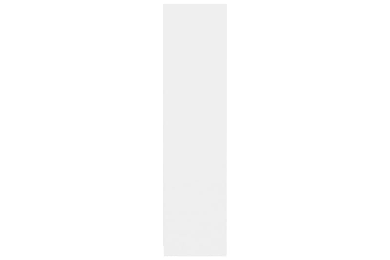 Garderob högglans vit 50x50x200 cm spånskiva - Vit - Garderober & garderobssystem - Garderobsskåp