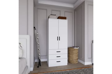 Garderob Haaken 60x174,8 cm - Mattvit - Förvaring - Garderober & garderobssystem