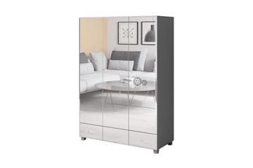 Garderob Hebbila 55x129 cm - Grå - Förvaring - Garderober & garderobssystem
