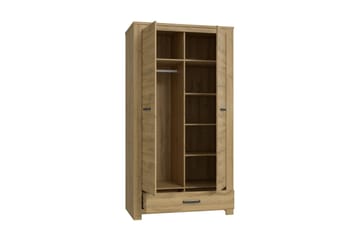 Garderob Hemdean 60x107 cm - Brun - Förvaring - Garderober & garderobssystem