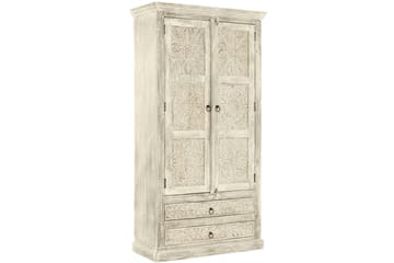 Garderob Hiran 100x45 cm - Cremevit - Förvaring - Garderober & garderobssystem