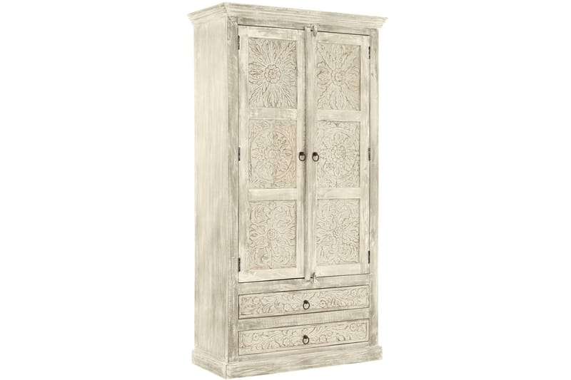 Garderob Hiran 100x45 cm - Cremevit - Förvaring - Garderober & garderobssystem