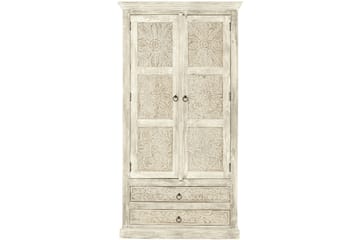 Garderob Hiran 100x45 cm - Cremevit - Förvaring - Garderober & garderobssystem
