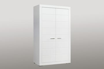 Garderob Janyha 116x198 cm - Vit - Förvaring - Garderober & garderobssystem