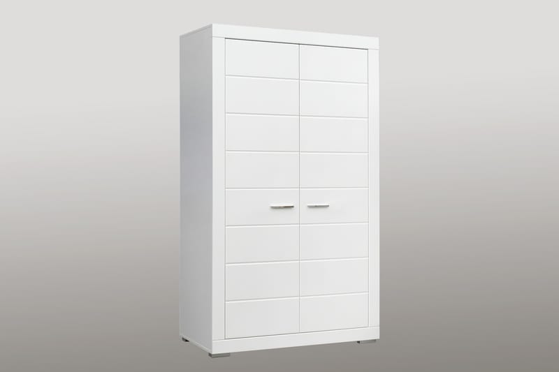 Garderob Janyha 116x198 cm - Vit - Förvaring - Garderober & garderobssystem