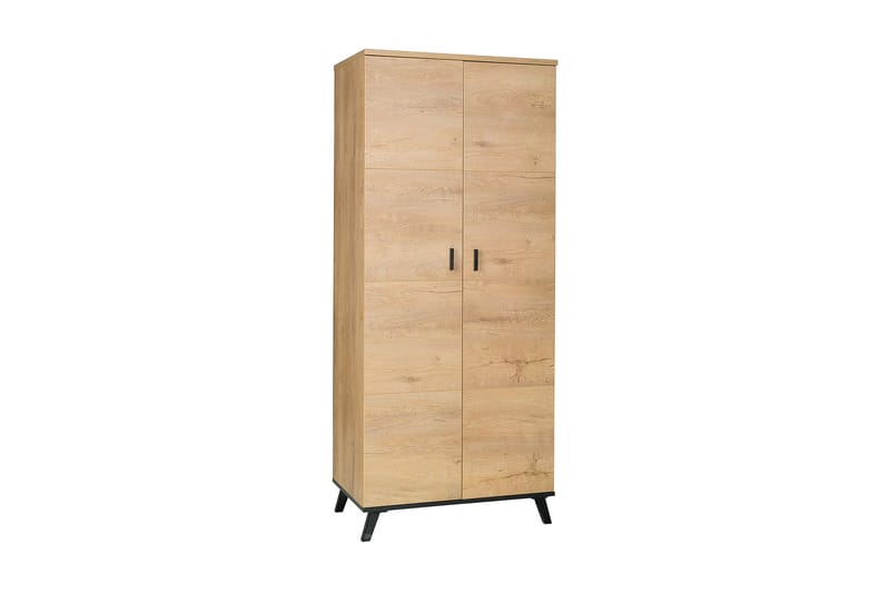 Garderob John 81x55x191 cm - Beige - Förvaring - Garderober & garderobssystem
