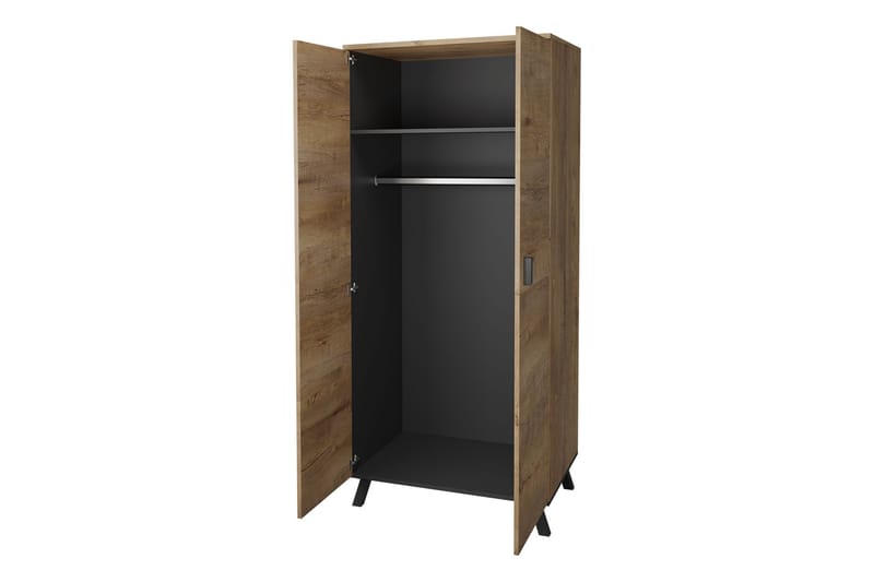 Garderob John 81x55x191 cm - Beige - Förvaring - Garderober & garderobssystem