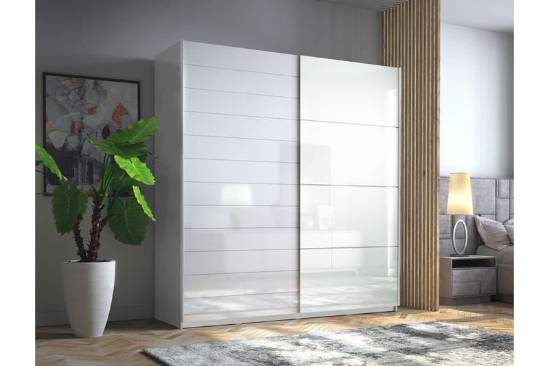 Garderob Jorbes 61x221 cm - Askgrå - Förvaring - Garderober & garderobssystem