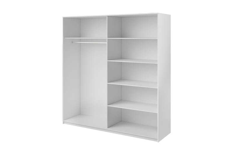 Garderob Jorbes 61x221 cm - Askgrå - Förvaring - Garderober & garderobssystem