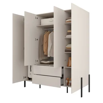 Garderob Jukon S 4 Dörrar med 2 Lådor - Förvaring - Garderober & garderobssystem