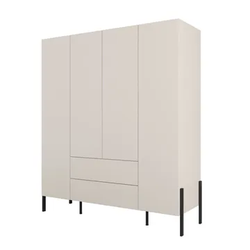 Garderob Jukon S 4 Dörrar med 2 Lådor - Förvaring - Garderober & garderobssystem