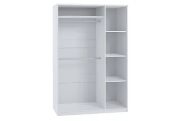 Garderob Julissa LED-belysning - Ek - Förvaring - Garderober & garderobssystem