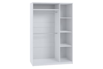 Garderob Julissa LED-belysning - Vit - Förvaring - Garderober & garderobssystem