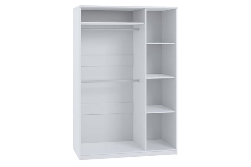 Garderob Julissa LED-belysning - Vit - Förvaring - Garderober & garderobssystem