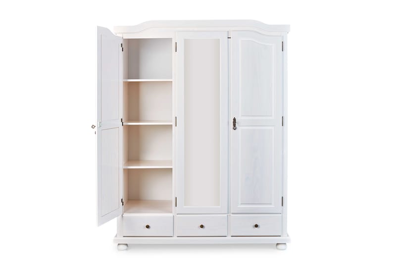 Garderob Kappl 150 cm - Trä|Vit - Förvaring - Garderober & garderobssystem