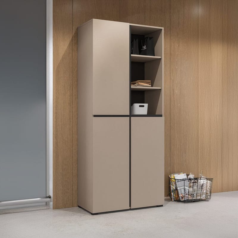 Garderob Kors 3 dörrar - Kongo - Förvaring - Garderober & garderobssystem