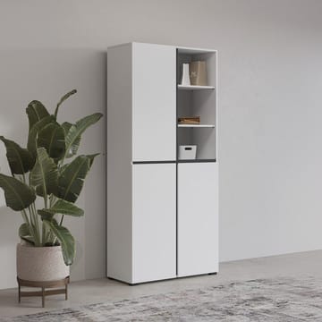 Garderob Kors 3 dörrar - Vit - Förvaring - Garderober & garderobssystem