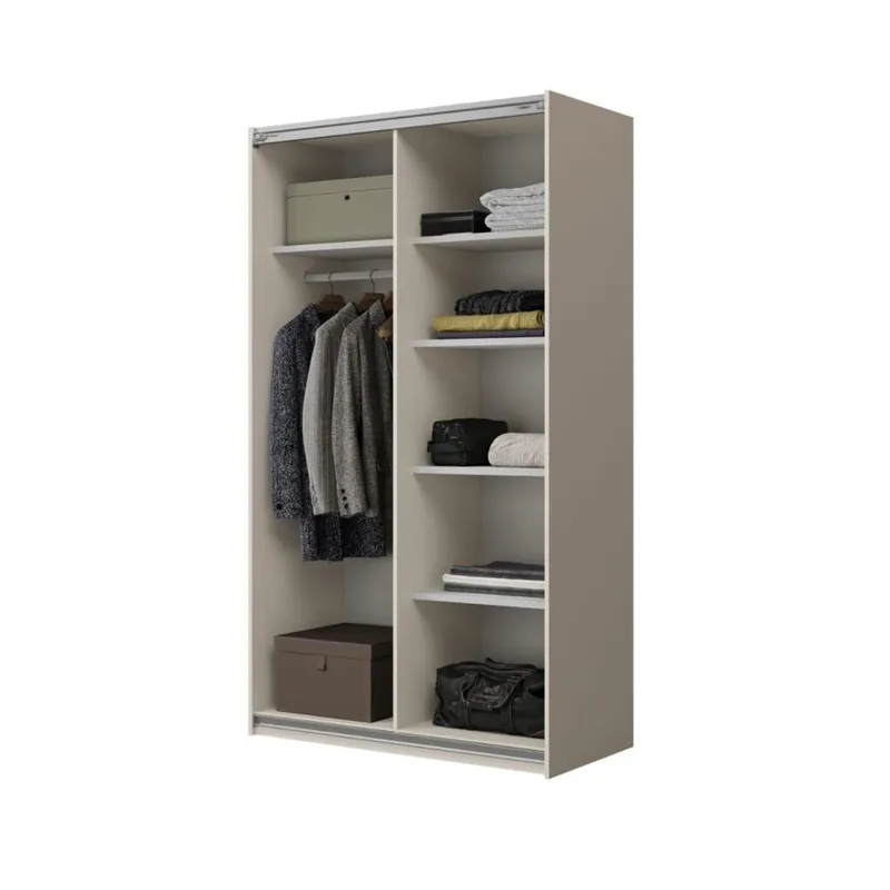 Garderob Kub 2 Skjutdörrar - Kashmir - Förvaring - Garderober & garderobssystem