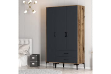Garderob Kumsal 120 cm - Antracit - Förvaring - Garderober & garderobssystem