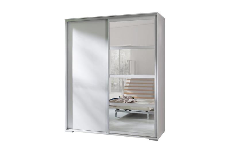Garderob Leo 180x66x217 cm - Vit - Förvaring - Garderober & garderobssystem
