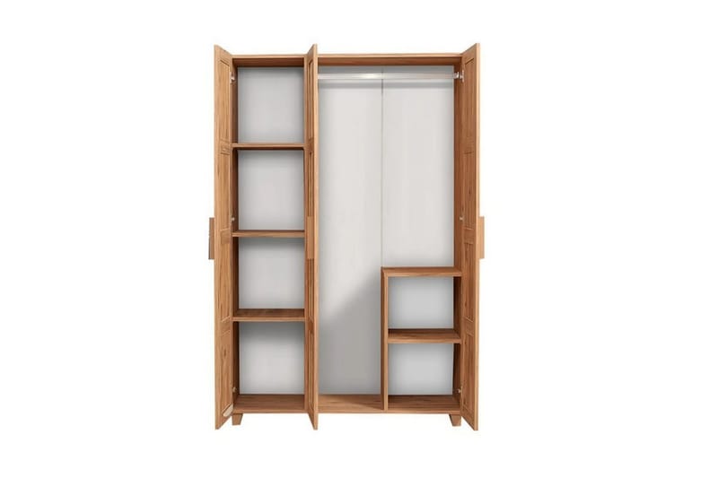 Garderob Leva 120x189 cm Brun - Hanah Home - Förvaring - Garderober & garderobssystem