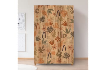 Garderob Leva 120x189 cm Brun