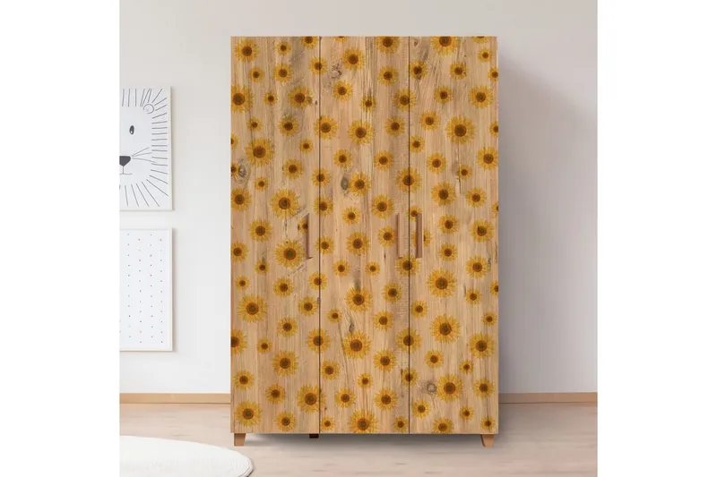 Leva Garderob 120x189 cm Brun, Hanah Home