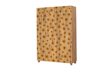 Leva Garderob 120x189 cm Brun - Hanah Home - Förvaring - Garderober & garderobssystem