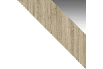 Garderob Lino LED-belysning - Vit/Ek - Förvaring - Garderober & garderobssystem