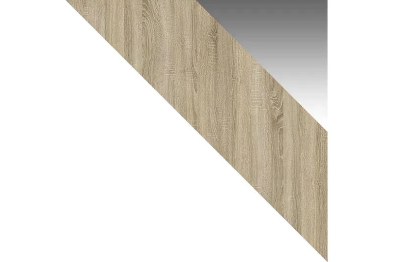 Garderob Lino LED-belysning - Vit/Ek - Förvaring - Garderober & garderobssystem