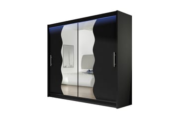 Garderob London 180x57x215 cm - Vit - Förvaring - Garderober & garderobssystem
