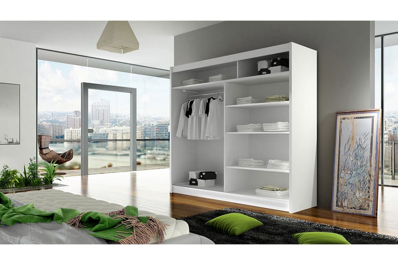 Garderob London LED-belysning - Vit|RGB LED - Förvaring - Garderober & garderobssystem
